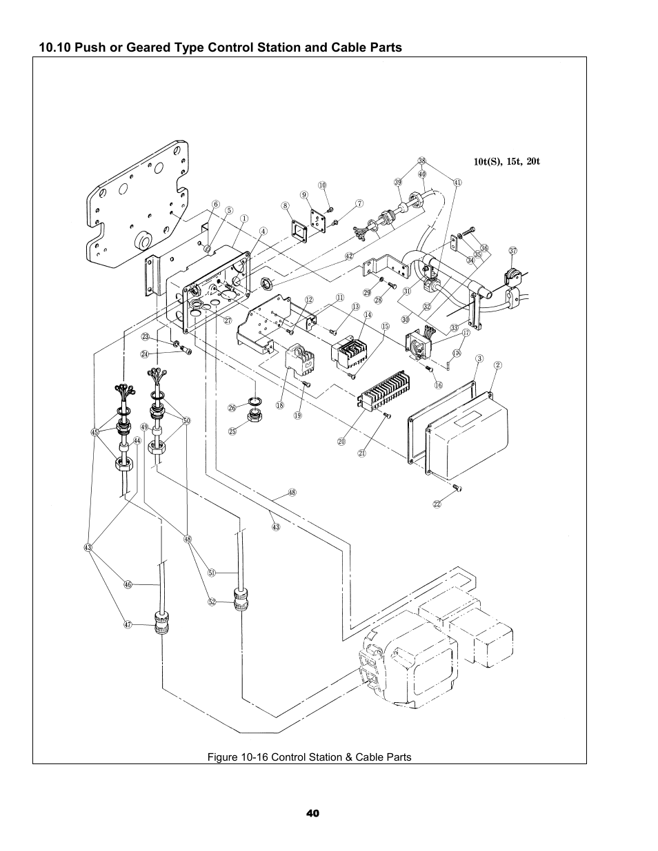 Harrington Hoists and Cranes ER Large Capaciy Hoist - (ER1) User Manual | Page 40 / 54
