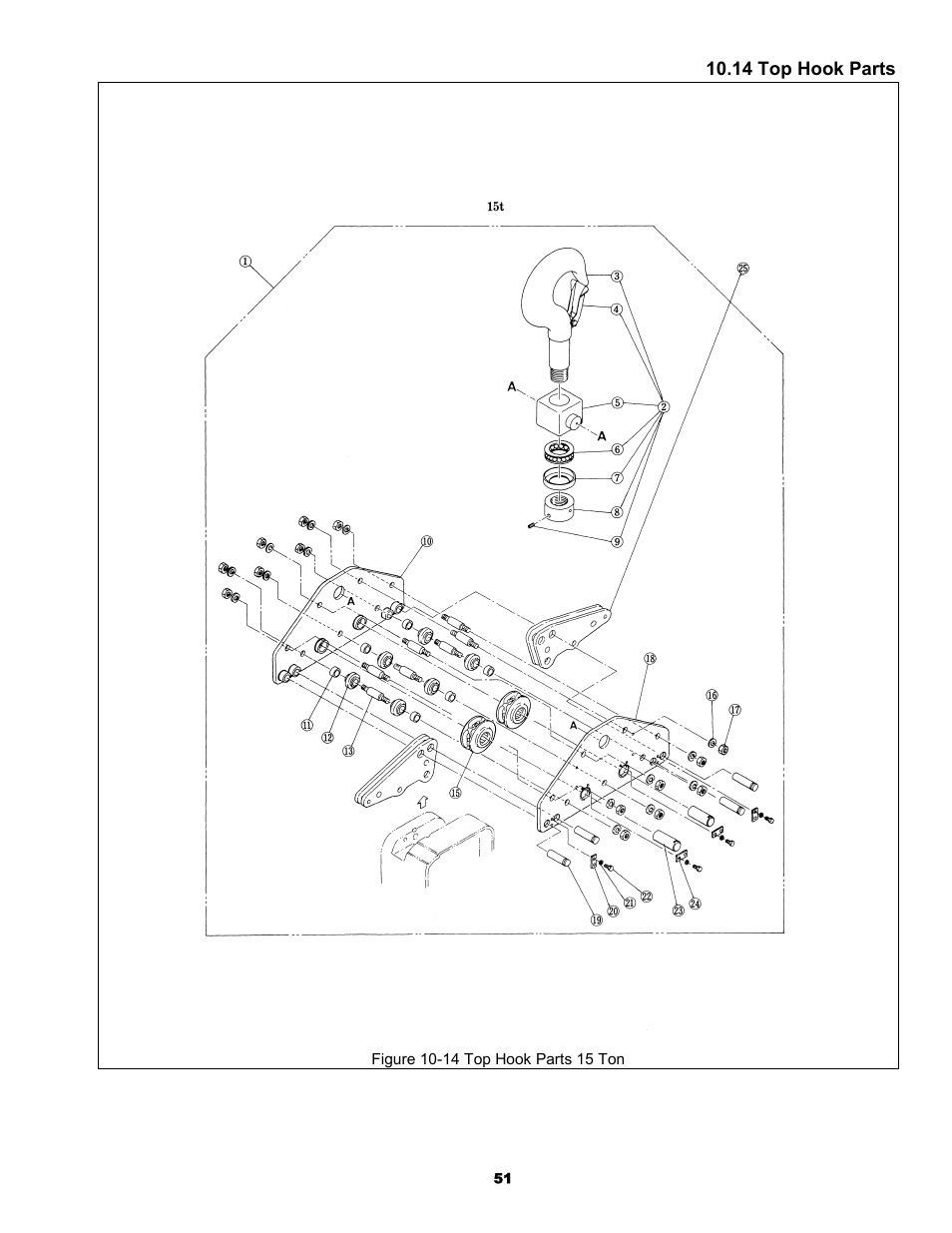 Harrington Hoists and Cranes ER Large Capaciy Hoist - (ER1) User Manual | Page 51 / 54