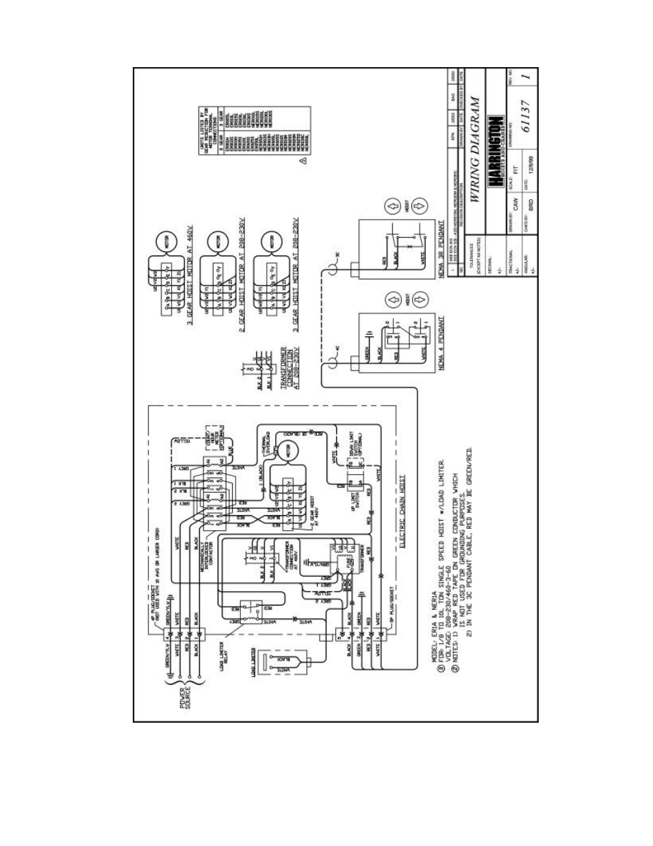 Harrington Hoists and Cranes (N)ER Load Limiter - ((N)ER1) User Manual | Page 12 / 23