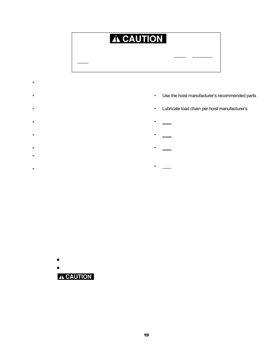 Harrington Hoists and Cranes (G)NTH Trolley User Manual | Page 19 / 58