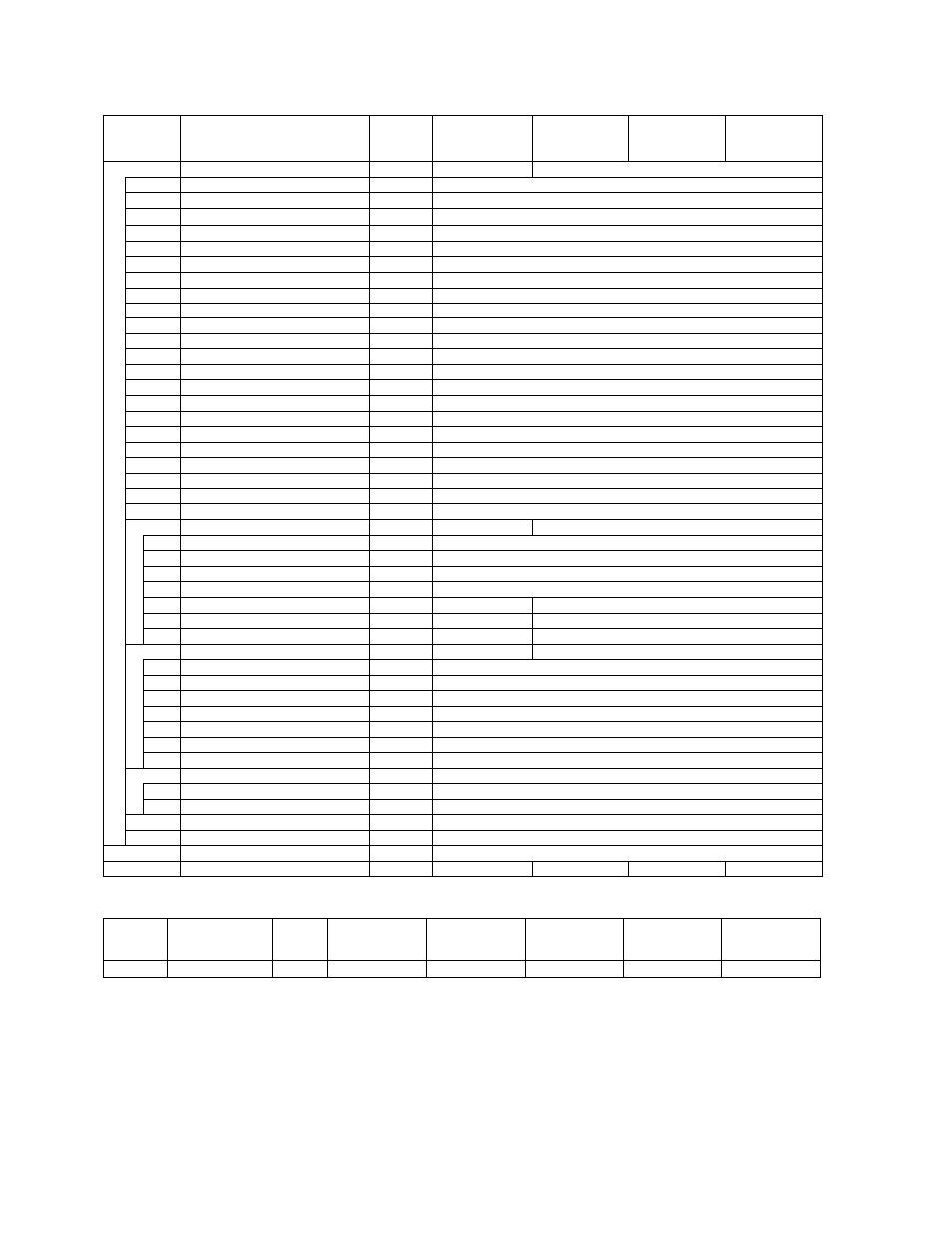 1 electric parts– 1/8 to 5 ton (single speed) | Harrington Hoists and Cranes MR Trolley - (MR2) User Manual | Page 53 / 76