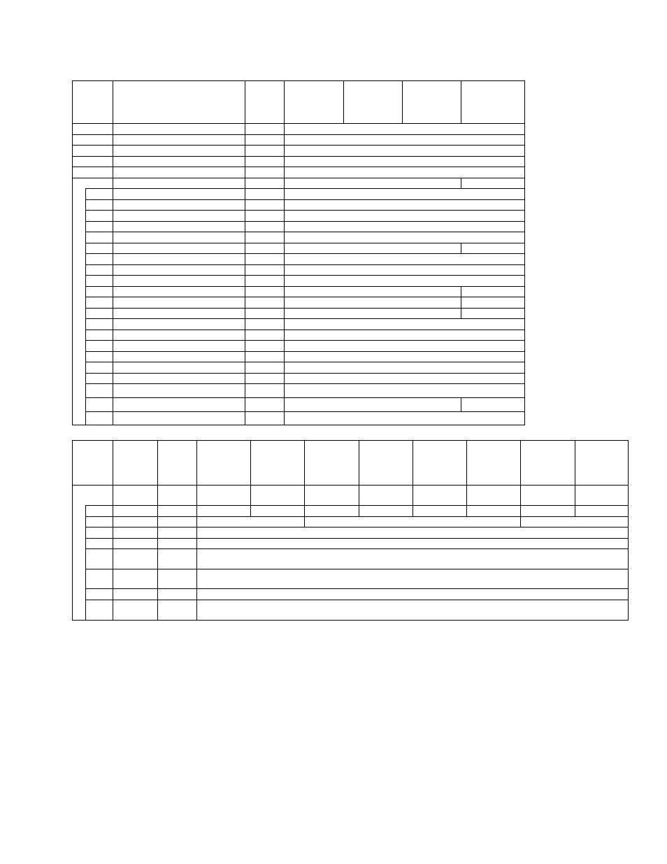 5 motor parts – 1/8 to 5 ton | Harrington Hoists and Cranes MR Trolley - (MR2) User Manual | Page 65 / 76