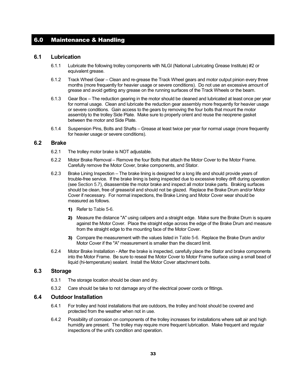 Harrington Hoists and Cranes SMR Trolley User Manual | Page 33 / 48