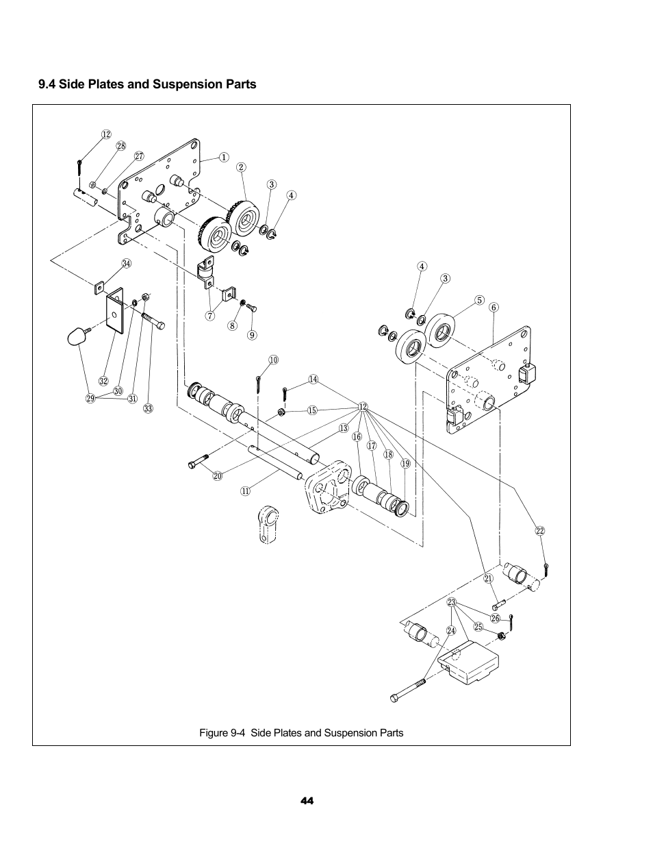 Harrington Hoists and Cranes SMR Trolley User Manual | Page 44 / 48