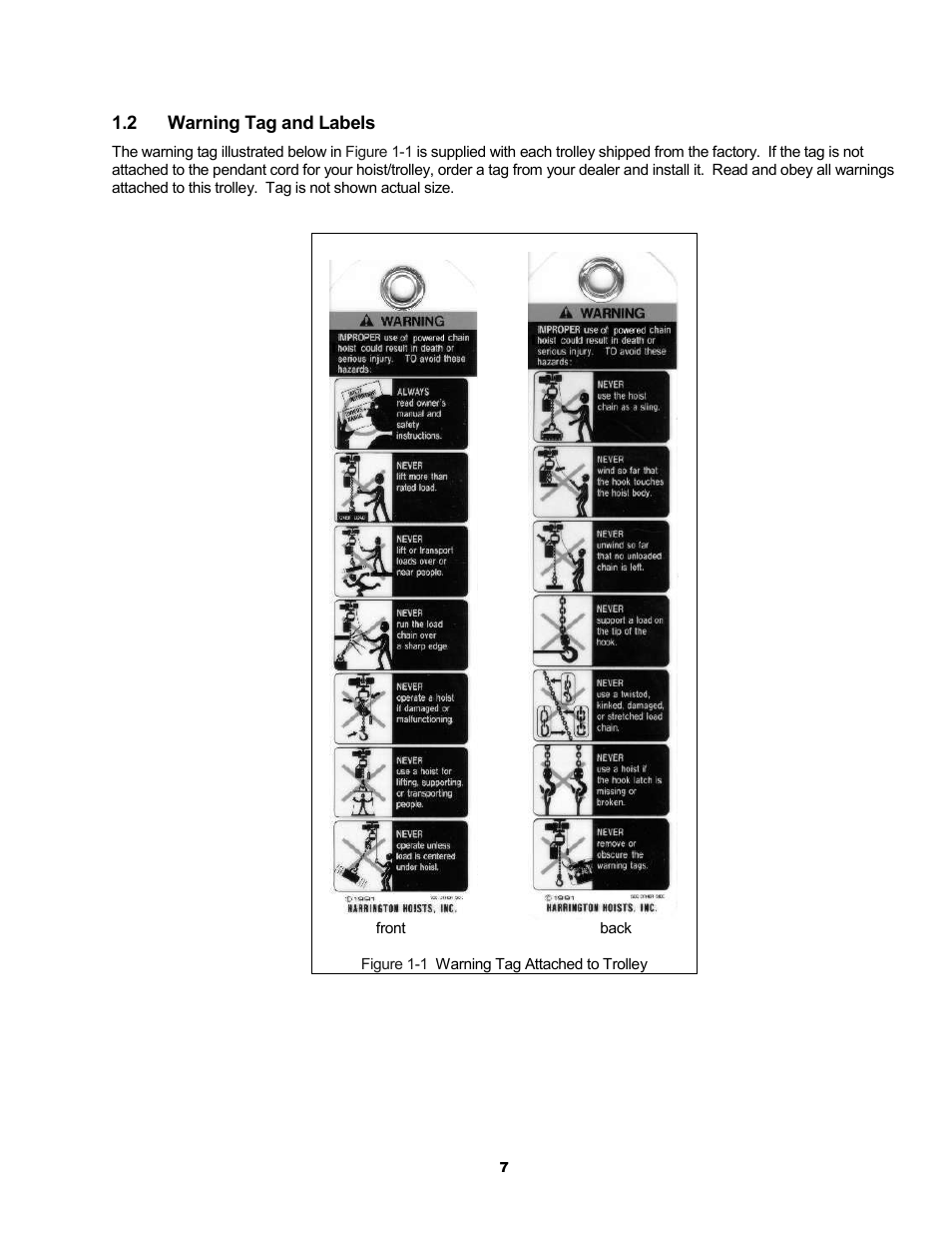 Harrington Hoists and Cranes SMR Trolley User Manual | Page 7 / 48