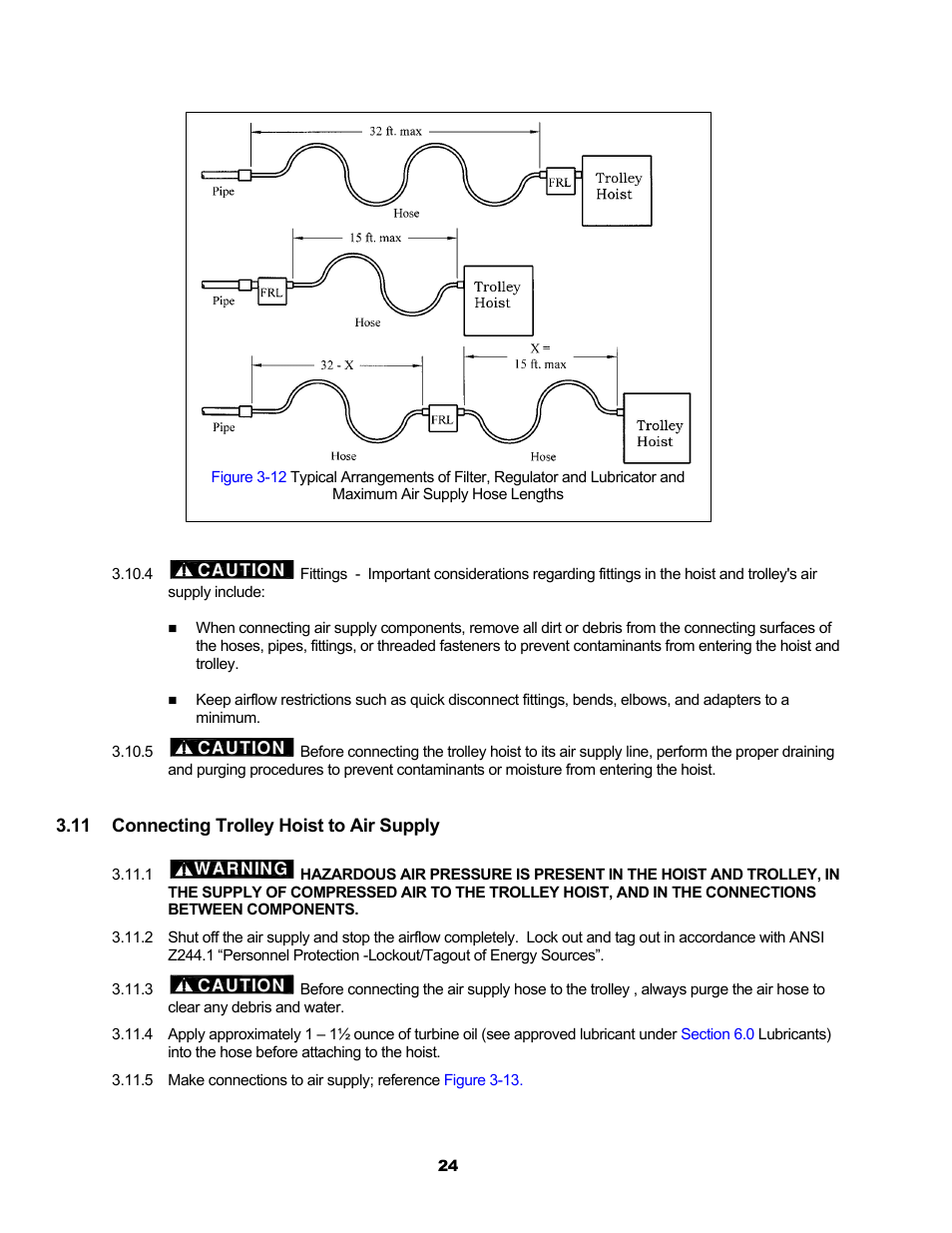 Harrington Hoists and Cranes MCR Trolley User Manual | Page 24 / 52