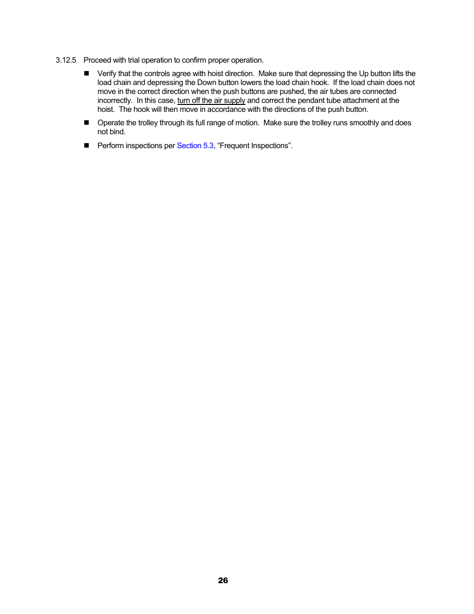 Harrington Hoists and Cranes MCR Trolley User Manual | Page 26 / 52
