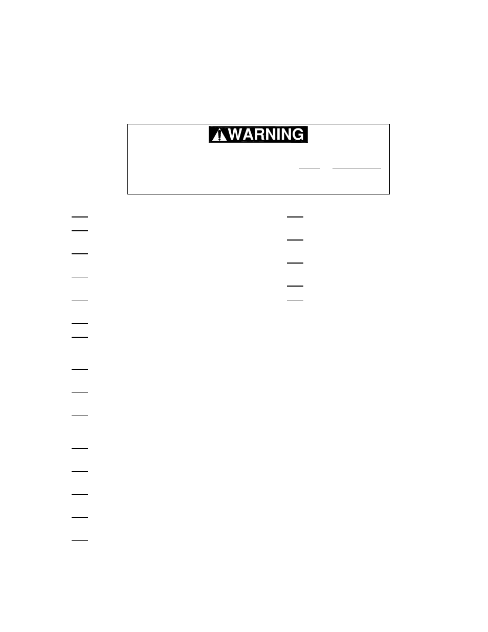 Warning | Harrington Hoists and Cranes SHB Trolley User Manual | Page 21 / 44