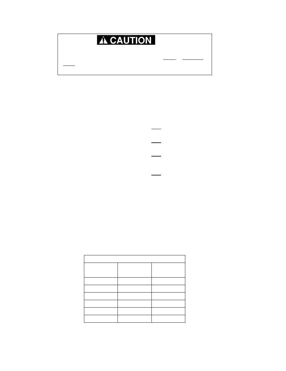 Caution | Harrington Hoists and Cranes SHB Trolley User Manual | Page 22 / 44