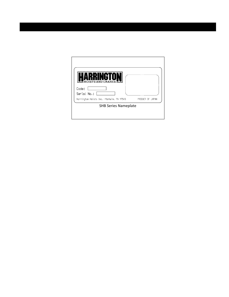Harrington Hoists and Cranes SHB Trolley User Manual | Page 35 / 44