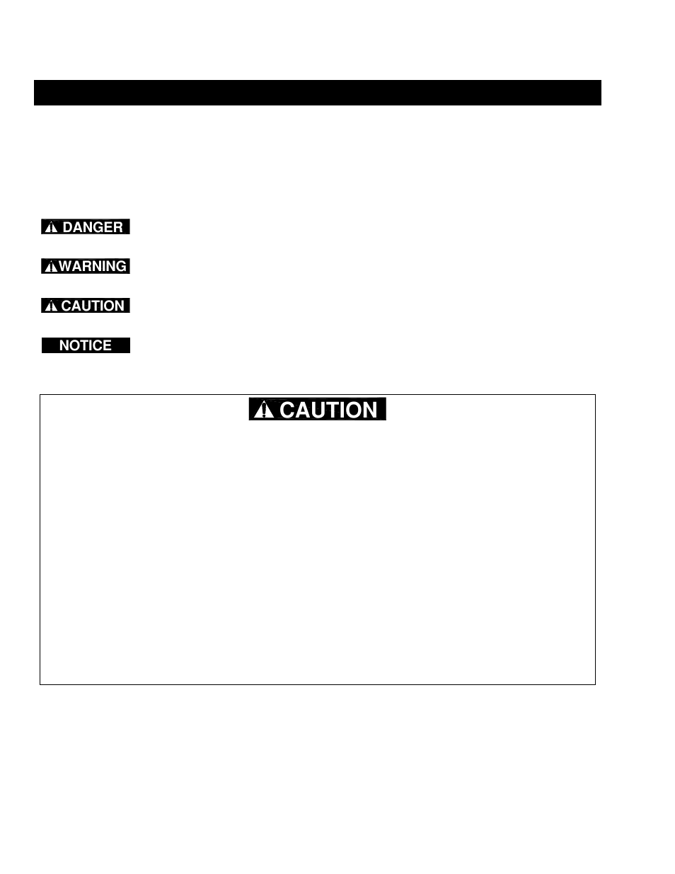 Caution | Harrington Hoists and Cranes MR Trolley - (MR1) User Manual | Page 4 / 66