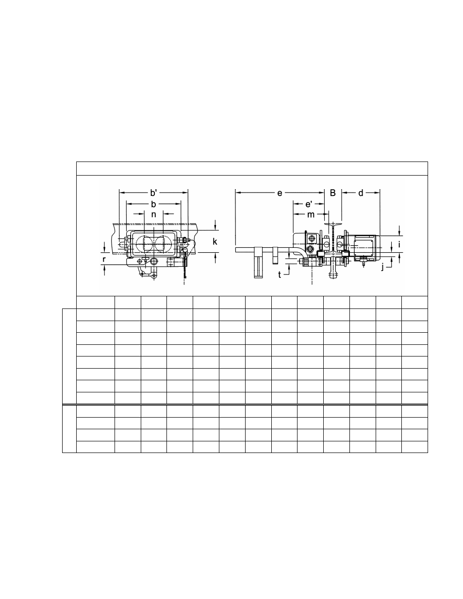 2 dimensions | Harrington Hoists and Cranes MR Trolley - (MR1) User Manual | Page 9 / 66