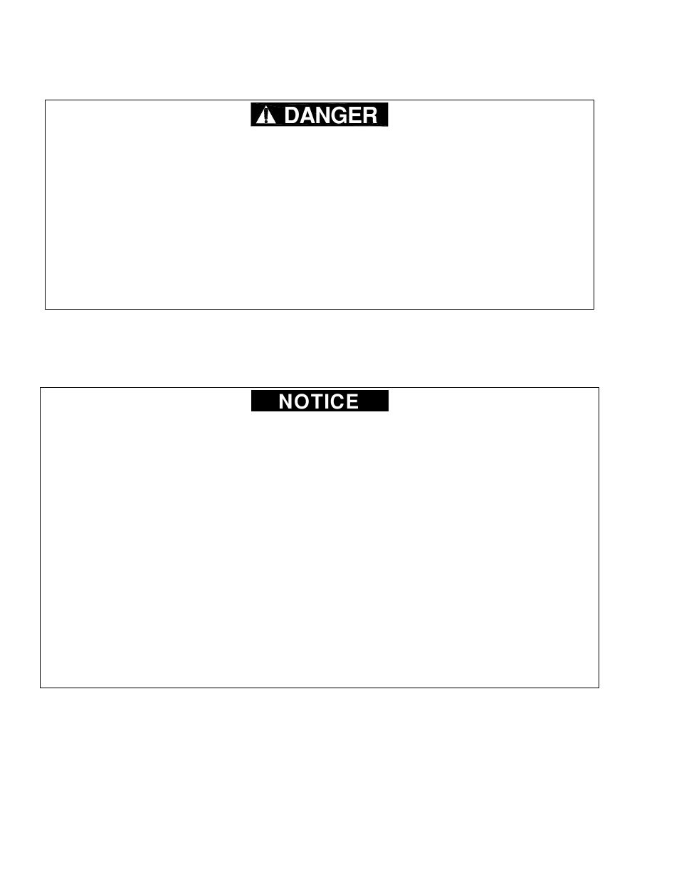 Danger, Notice | Harrington Hoists and Cranes TCR Large Cap - (10-25 Ton) User Manual | Page 6 / 54