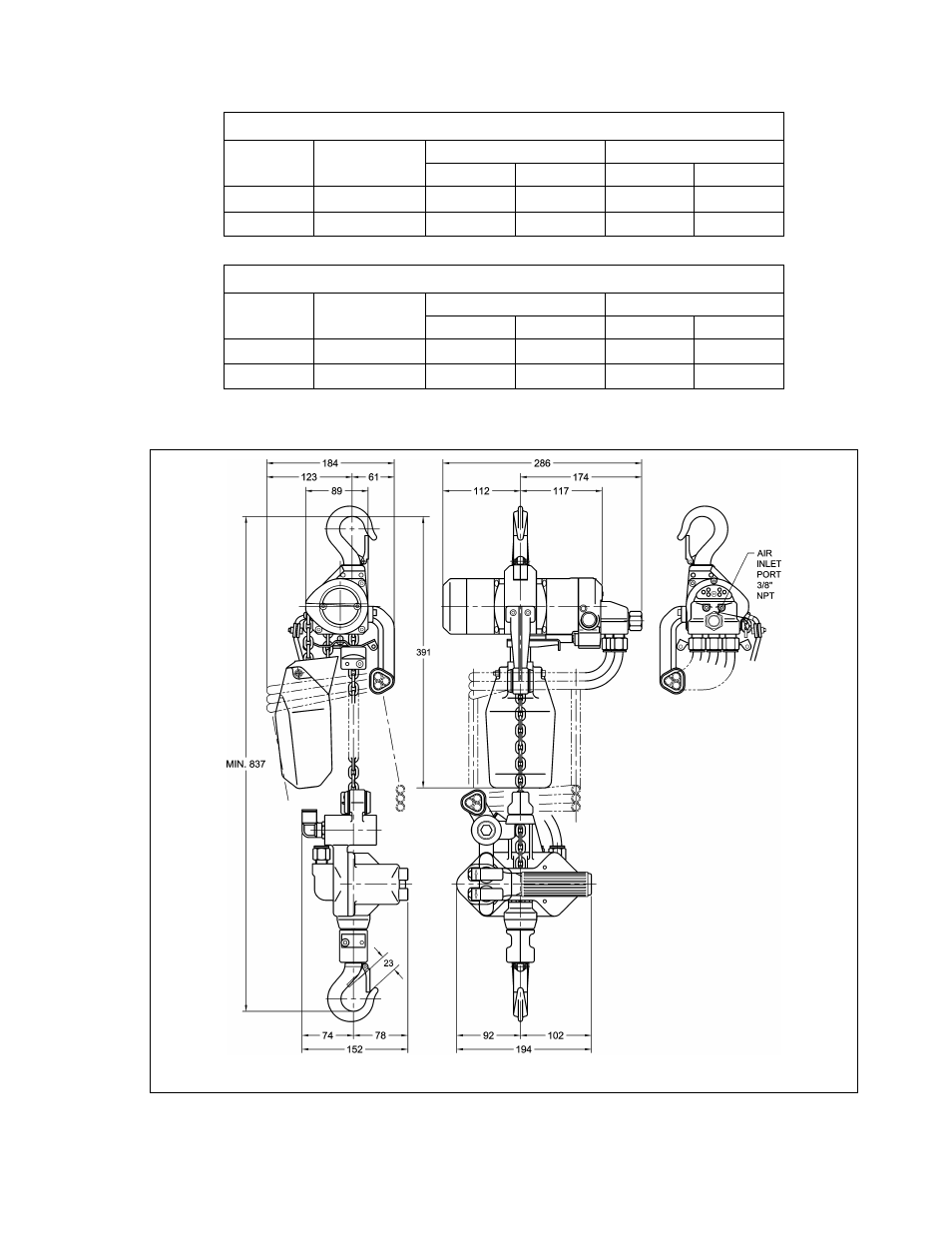 Harrington Hoists and Cranes AHM Hoist User Manual | Page 11 / 56