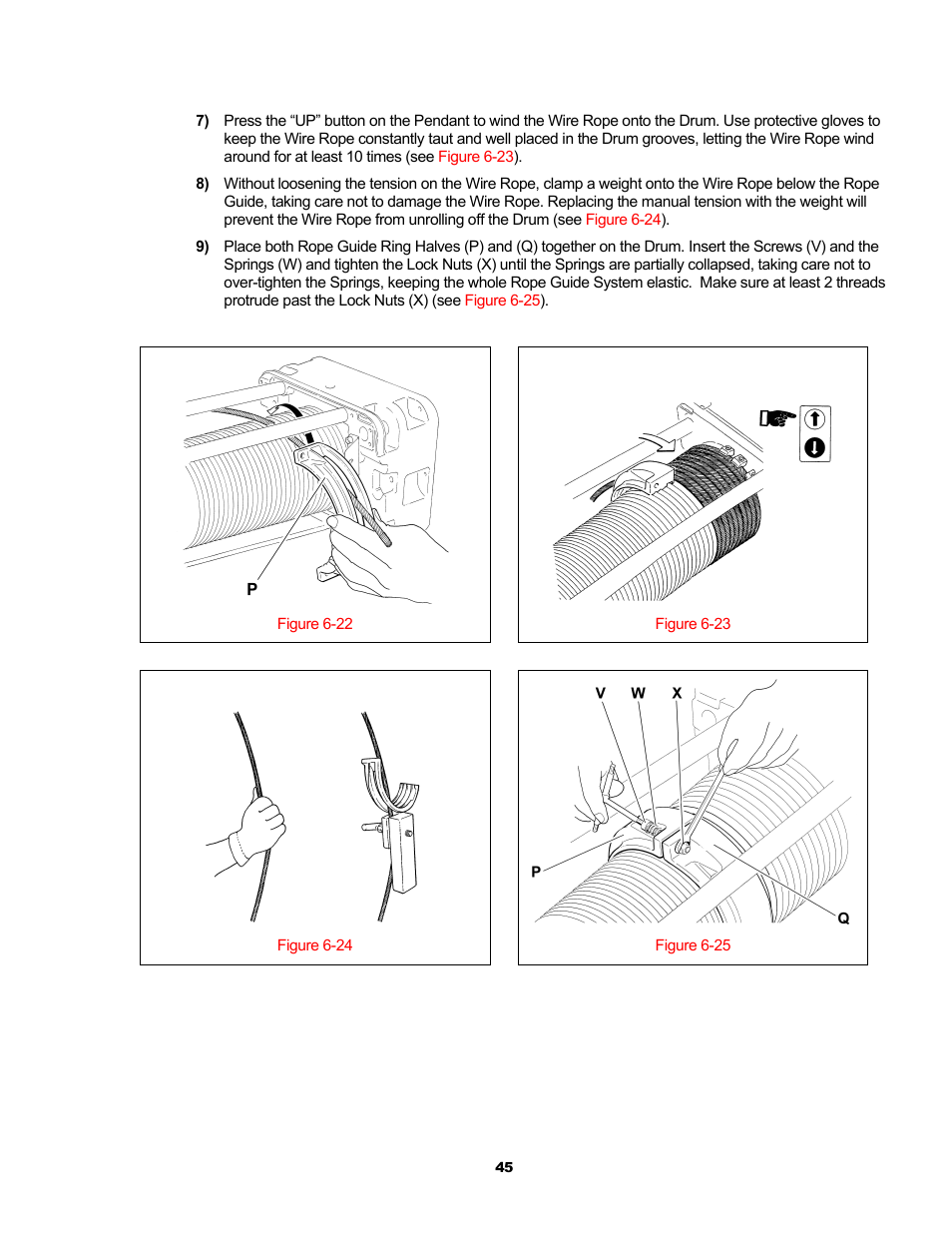Harrington Hoists and Cranes RH - Advantage Wire Rope Hoist User Manual | Page 45 / 64