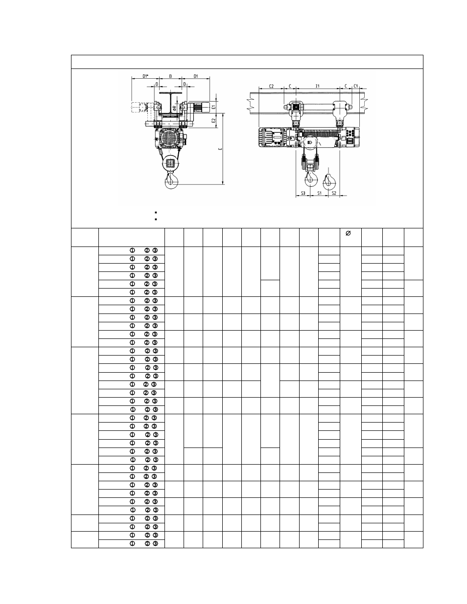 Harrington Hoists and Cranes RH Wire Rope Hoist User Manual | Page 13 / 68