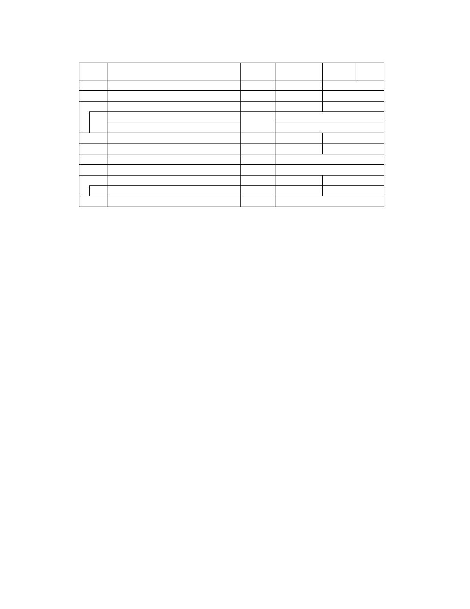 4 rope suspension parts | Harrington Hoists and Cranes RHN - Rhino Wire Rope Hoist User Manual | Page 86 / 112