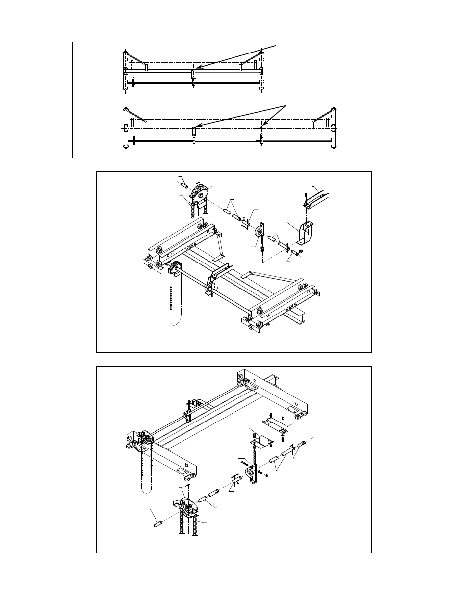 Figure 3-11, Figure 3-12 | Harrington Hoists and Cranes Series 3 End Truck User Manual | Page 30 / 80