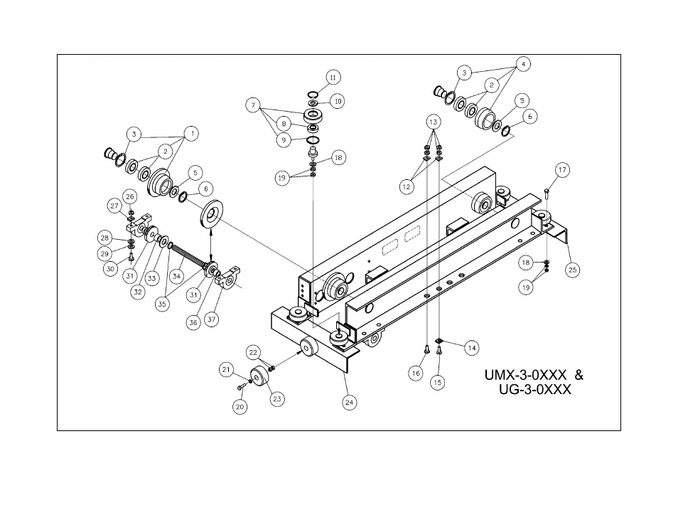 Harrington Hoists and Cranes Series 3 End Truck User Manual | Page 56 / 80
