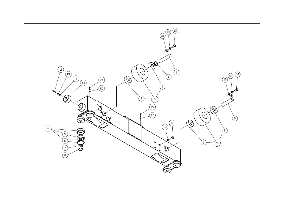Tp-3-0xxx | Harrington Hoists and Cranes Series 3 End Truck User Manual | Page 58 / 80