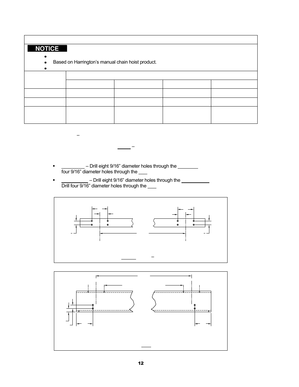 Harrington Hoists and Cranes HPC 500 End Truck User Manual | Page 12 / 32