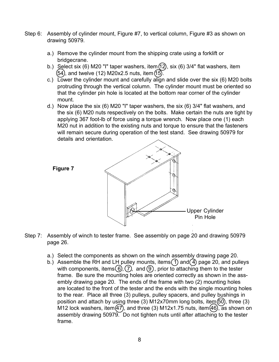 Harrington Hoists and Cranes Static/Dynamic Hoist Load Tester User Manual | Page 8 / 34