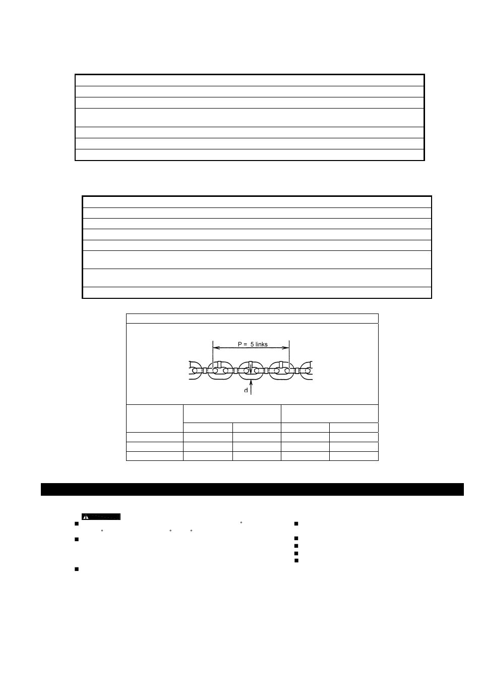 0 maintenance and handling, Page 5 of 8 | Harrington Hoists and Cranes HSC Sling Chain User Manual | Page 5 / 8