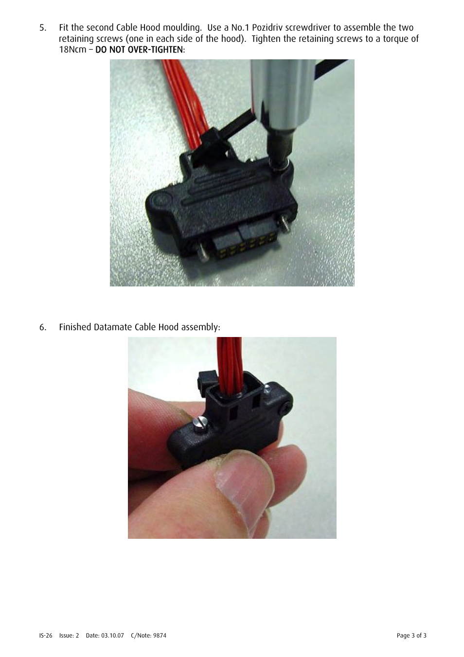 Harwin M80-94X User Manual | Page 3 / 3