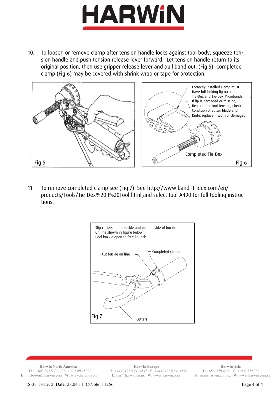 Harwin C90 Braid Adaptors - Tie-Band User Manual | Page 4 / 4