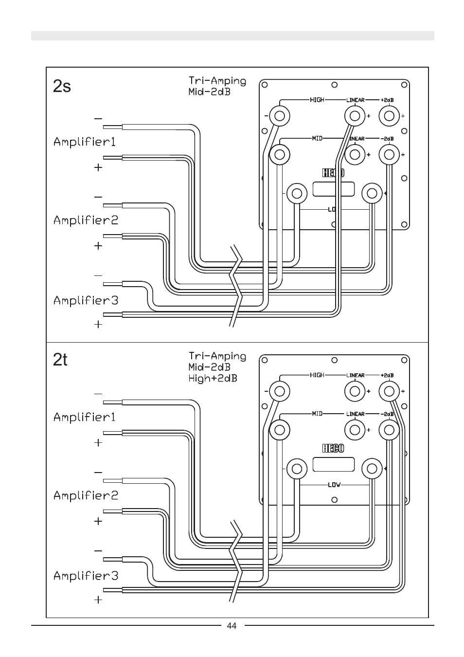 2s 2t | Heco The New Statement User Manual | Page 44 / 48