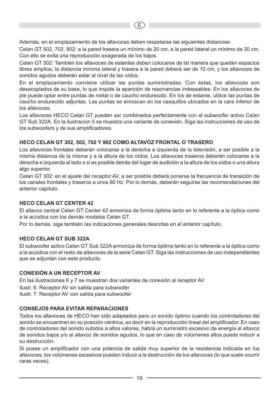 Heco Celan GT Sub 322A User Manual | Page 19 / 44
