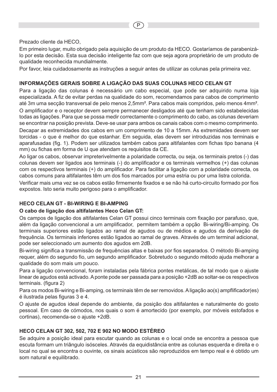 Heco Celan GT Sub 322A User Manual | Page 21 / 44