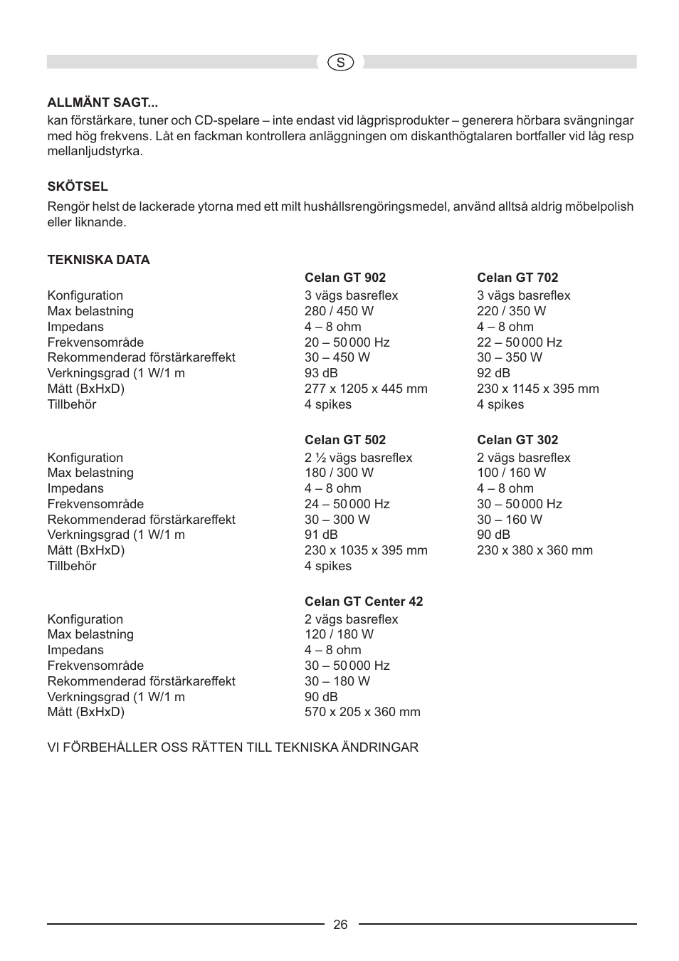 Heco Celan GT Sub 322A User Manual | Page 26 / 44