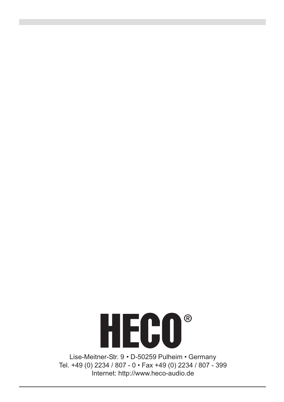 Heco Celan GT Sub 322A User Manual | Page 44 / 44