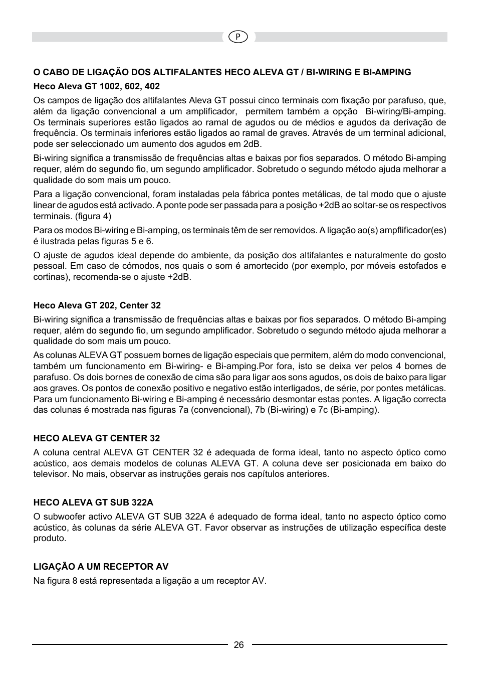 Heco Aleva GT Center 32 User Manual | Page 26 / 48