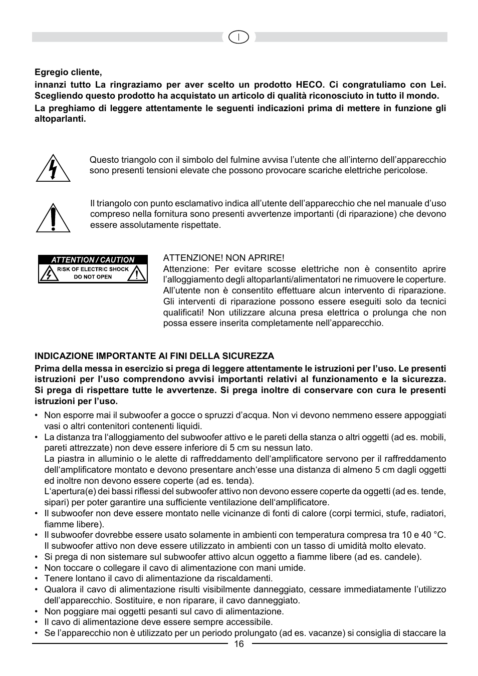 Heco Aleva GT Sub 322A User Manual | Page 16 / 44