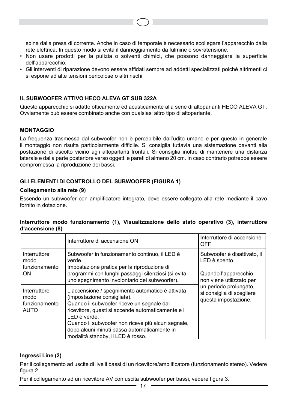 Heco Aleva GT Sub 322A User Manual | Page 17 / 44