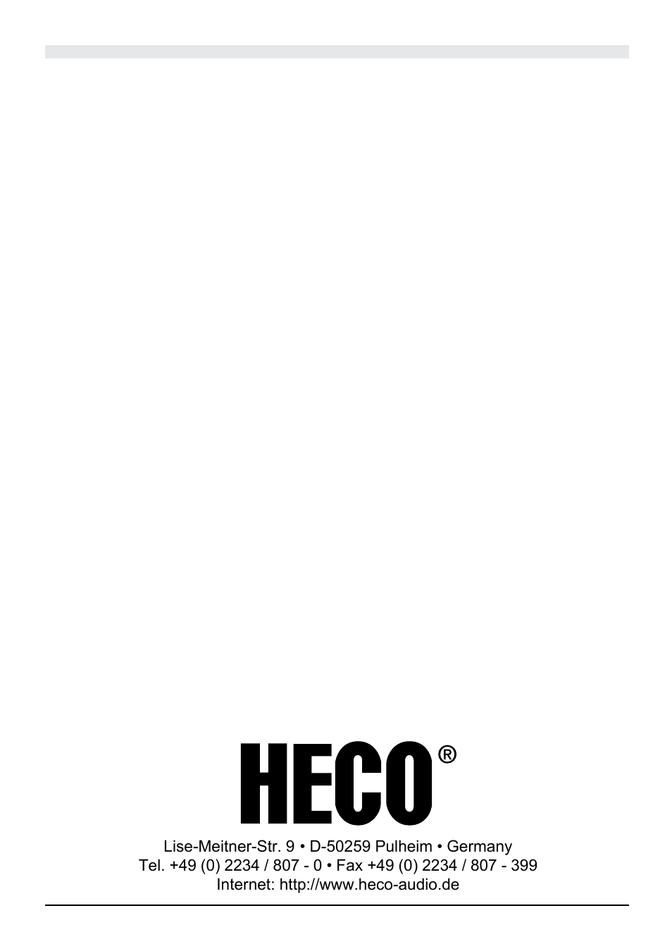Heco Aleva GT Sub 322A User Manual | Page 44 / 44