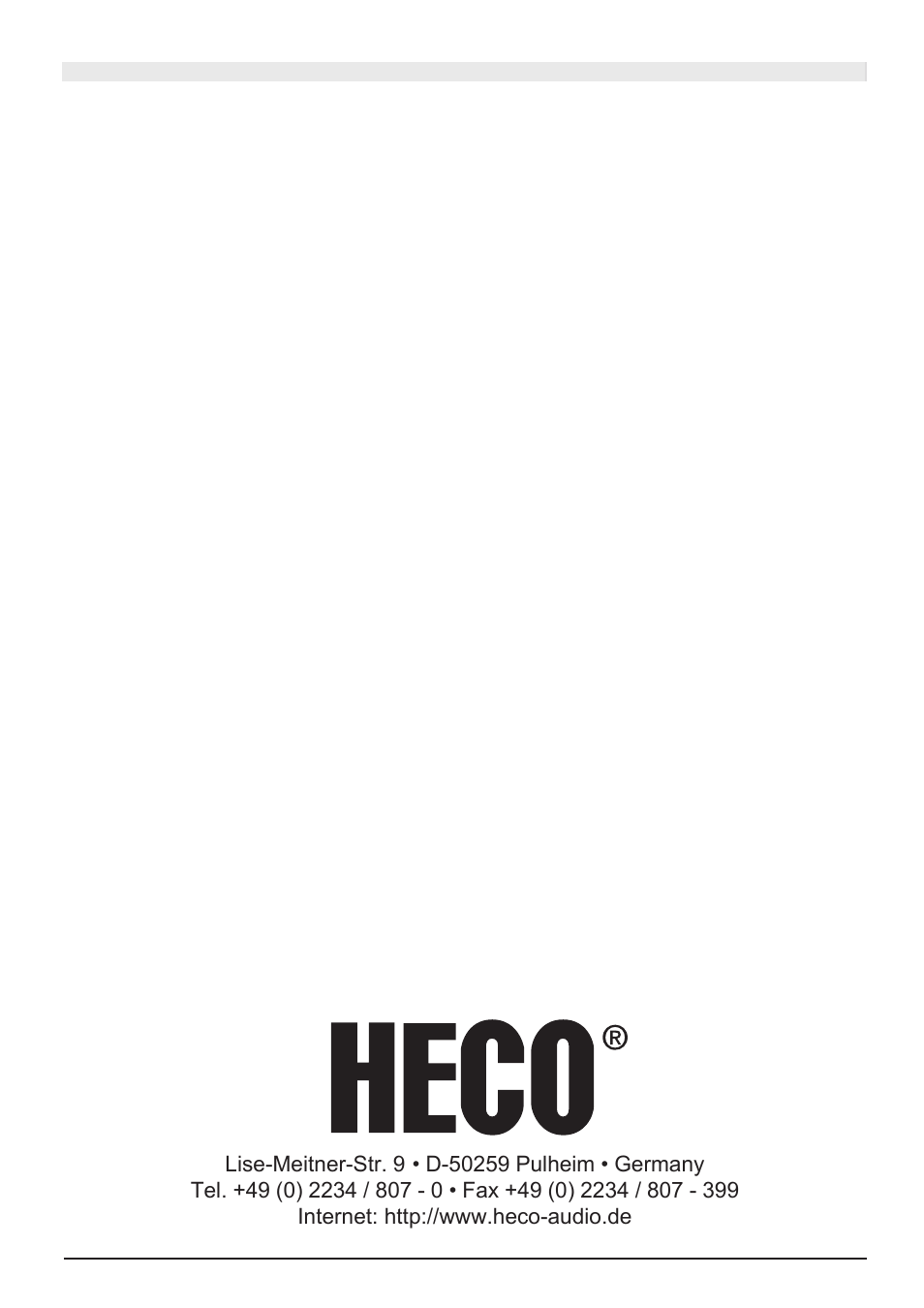 Heco Music Style Sub 25 A User Manual | Page 44 / 44