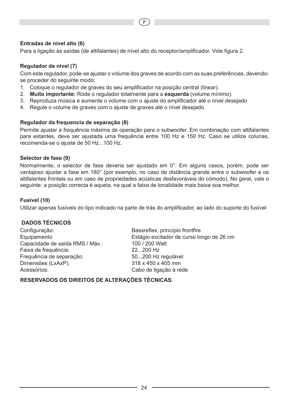 Heco Victa Prime Sub 252A User Manual | Page 24 / 44