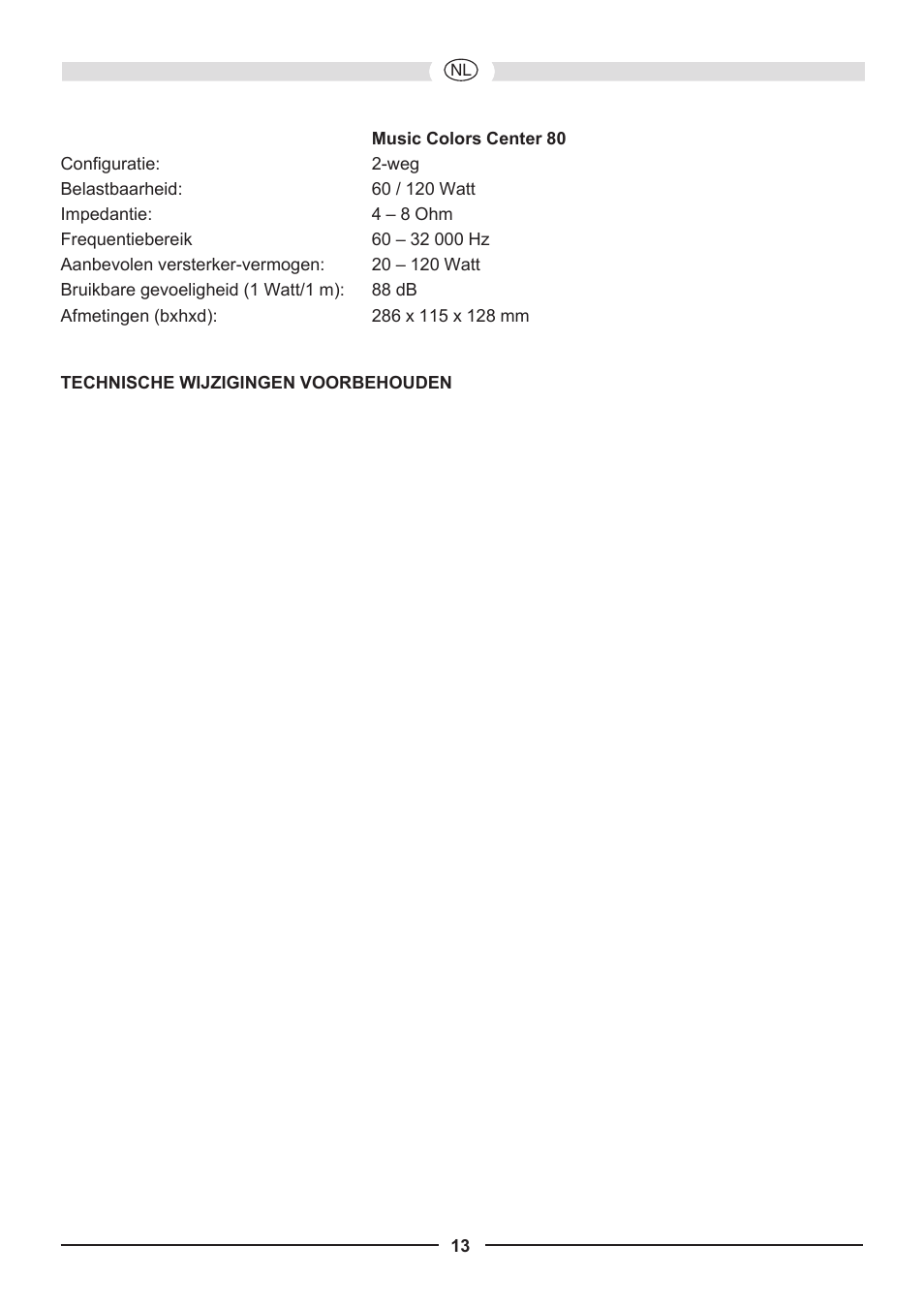 Heco Music Colors 200 User Manual | Page 13 / 32