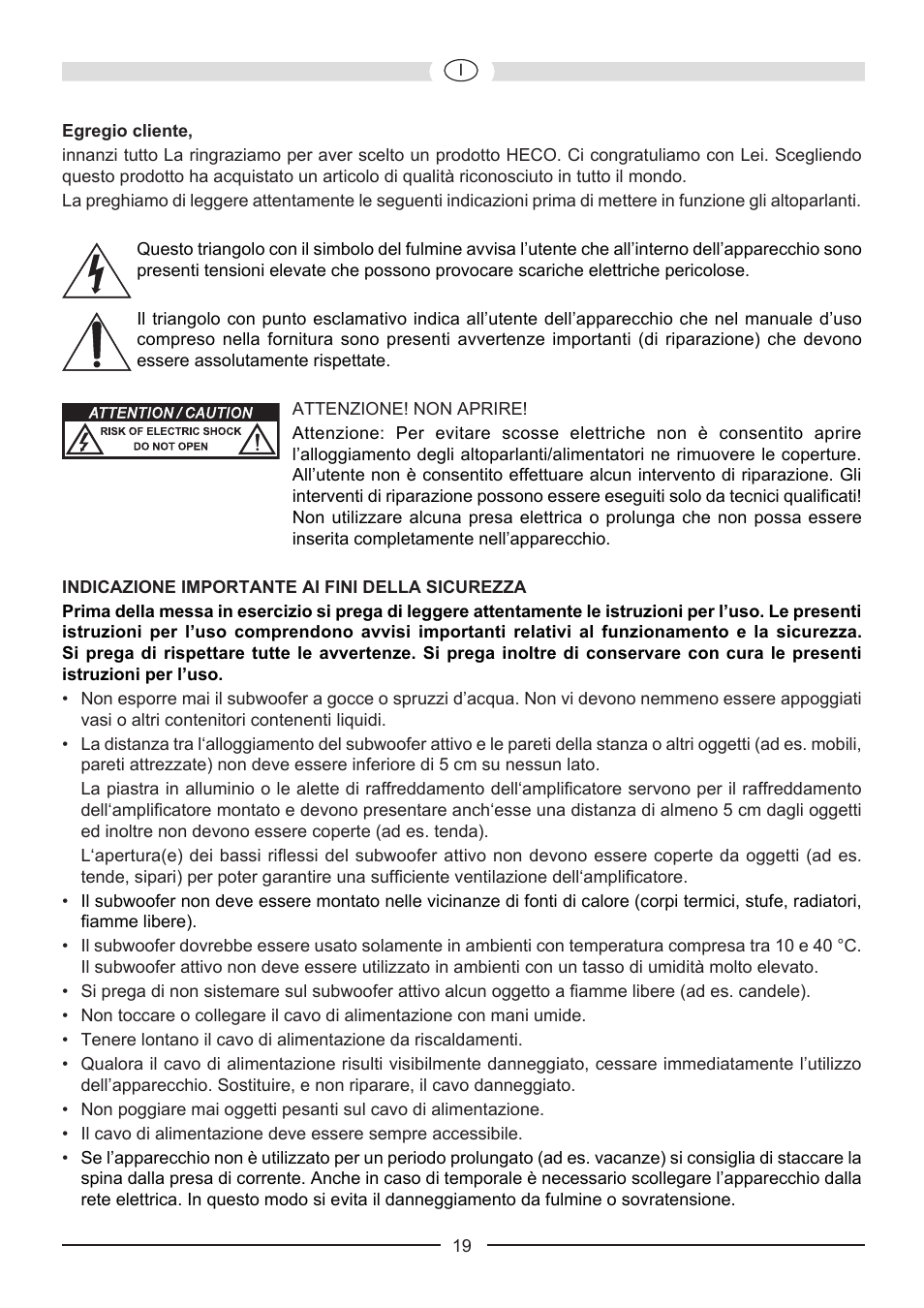 Heco Music Colors Cinema 5.1A User Manual | Page 19 / 52