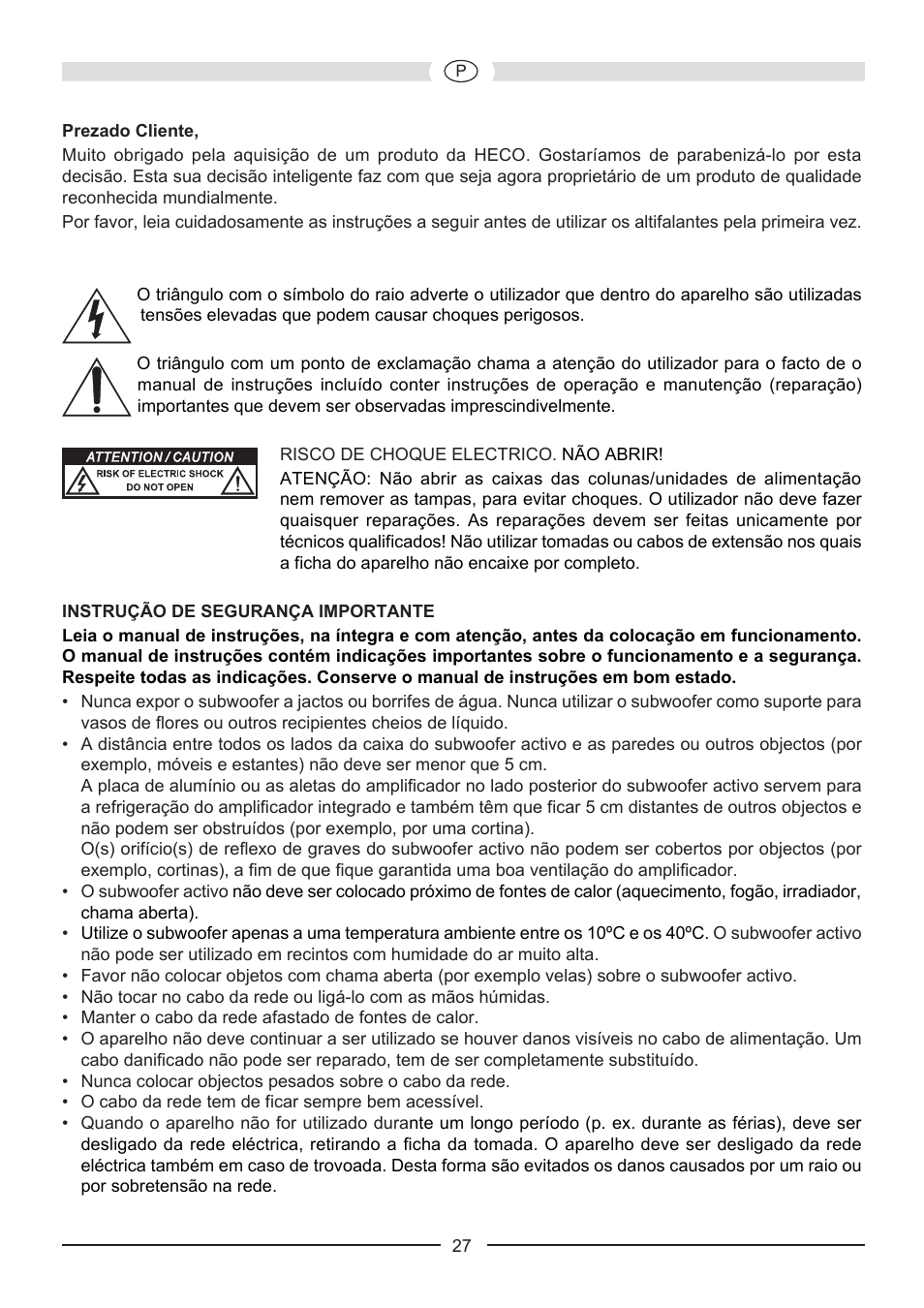 Heco Music Colors Cinema 5.1A User Manual | Page 27 / 52