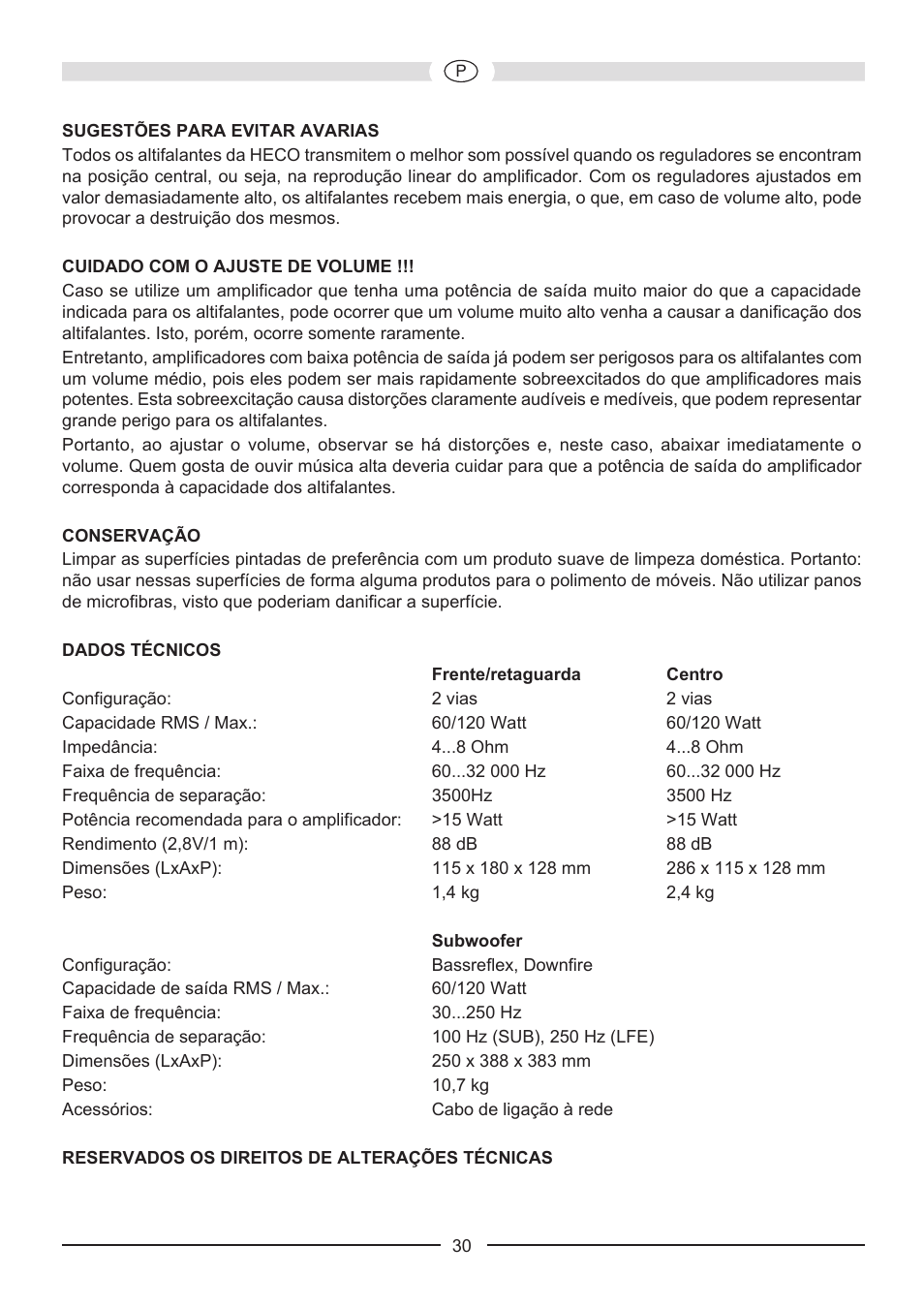 Heco Music Colors Cinema 5.1A User Manual | Page 30 / 52