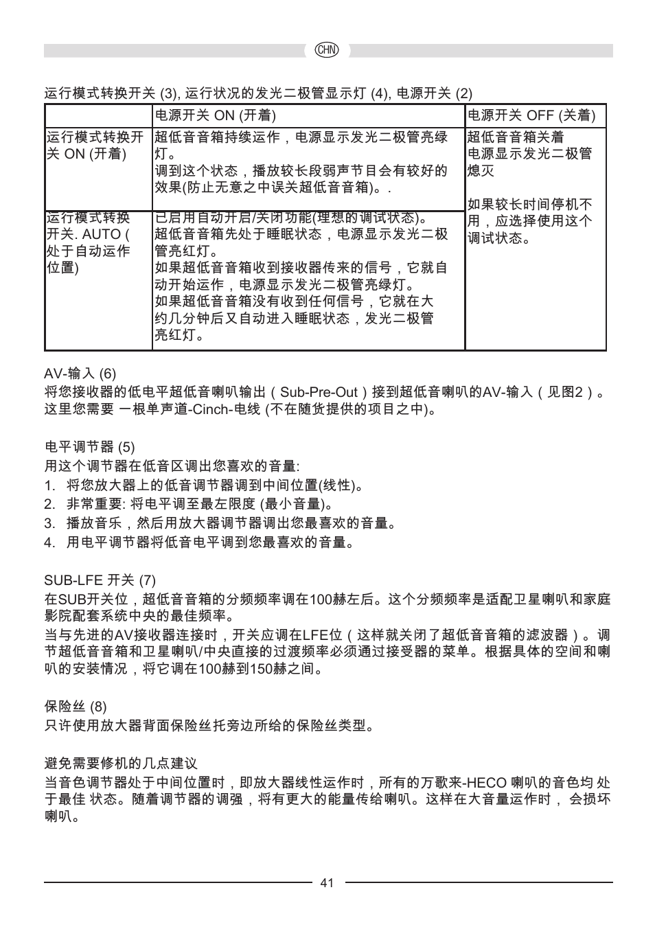 Heco Music Colors Cinema 5.1A User Manual | Page 41 / 52