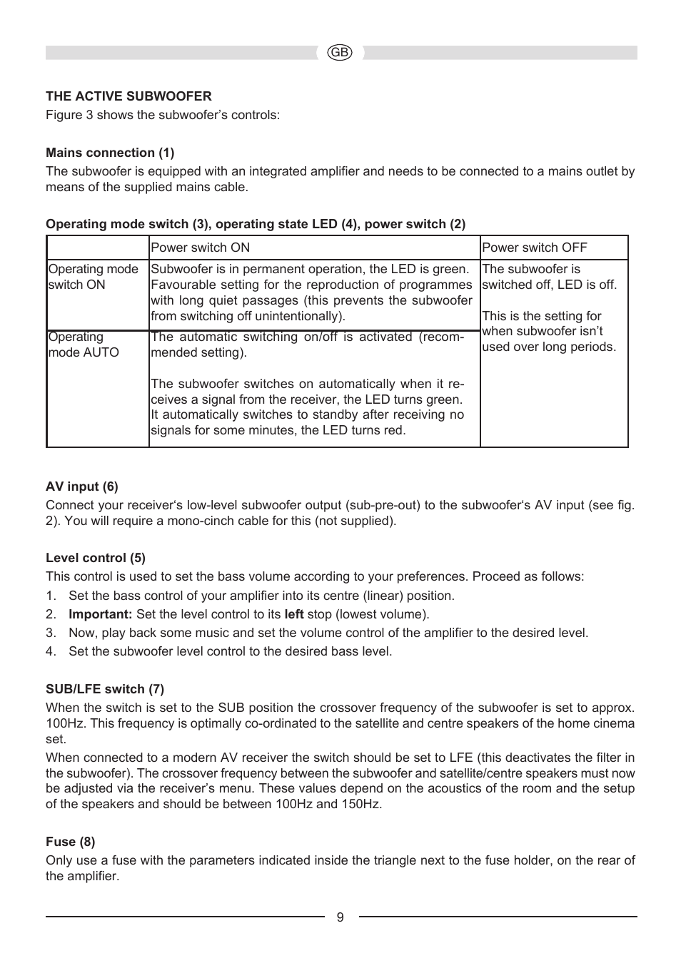 Heco Music Colors Cinema 5.1A User Manual | Page 9 / 52