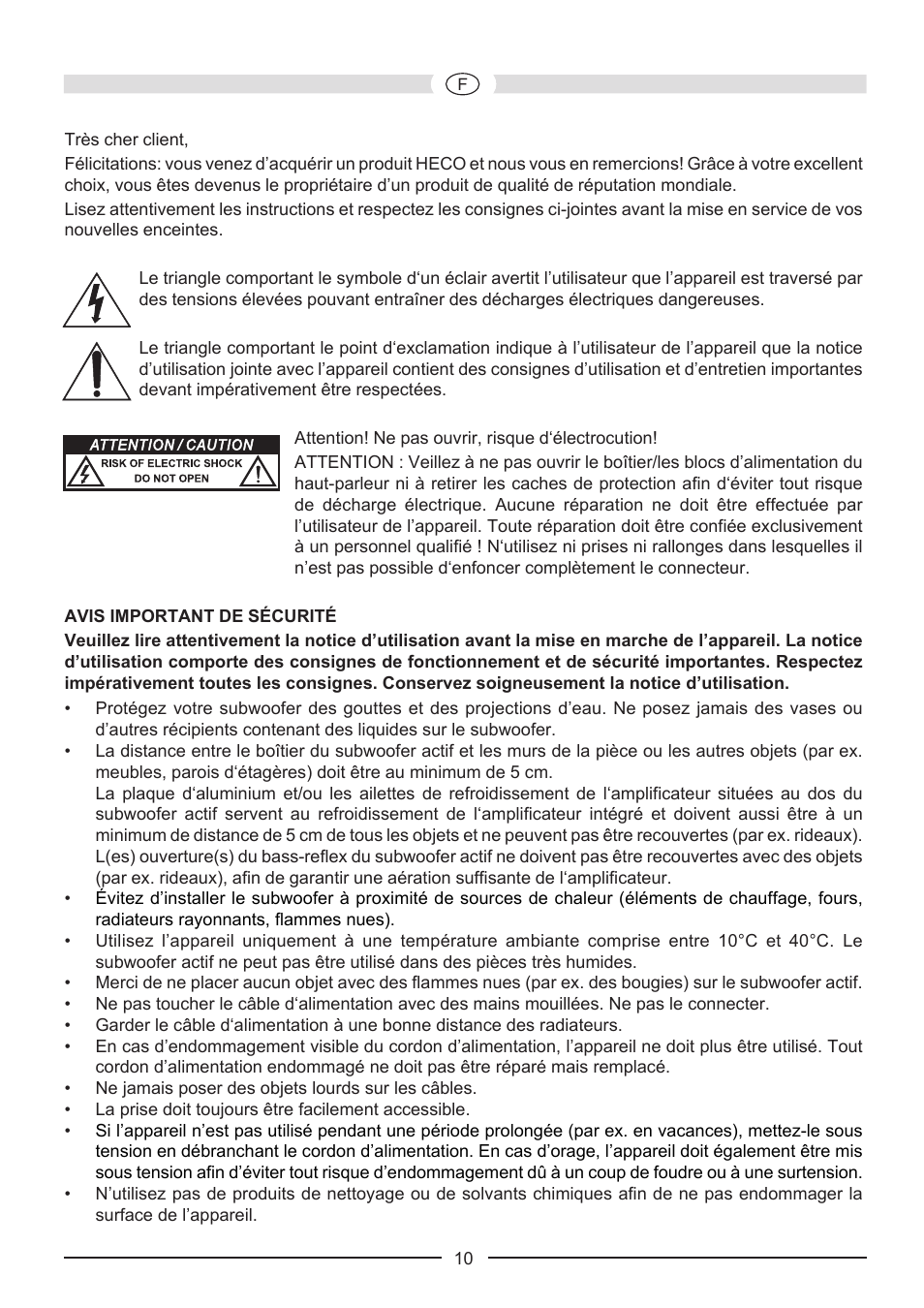 Heco Phalanx Micro 200 A User Manual | Page 10 / 44