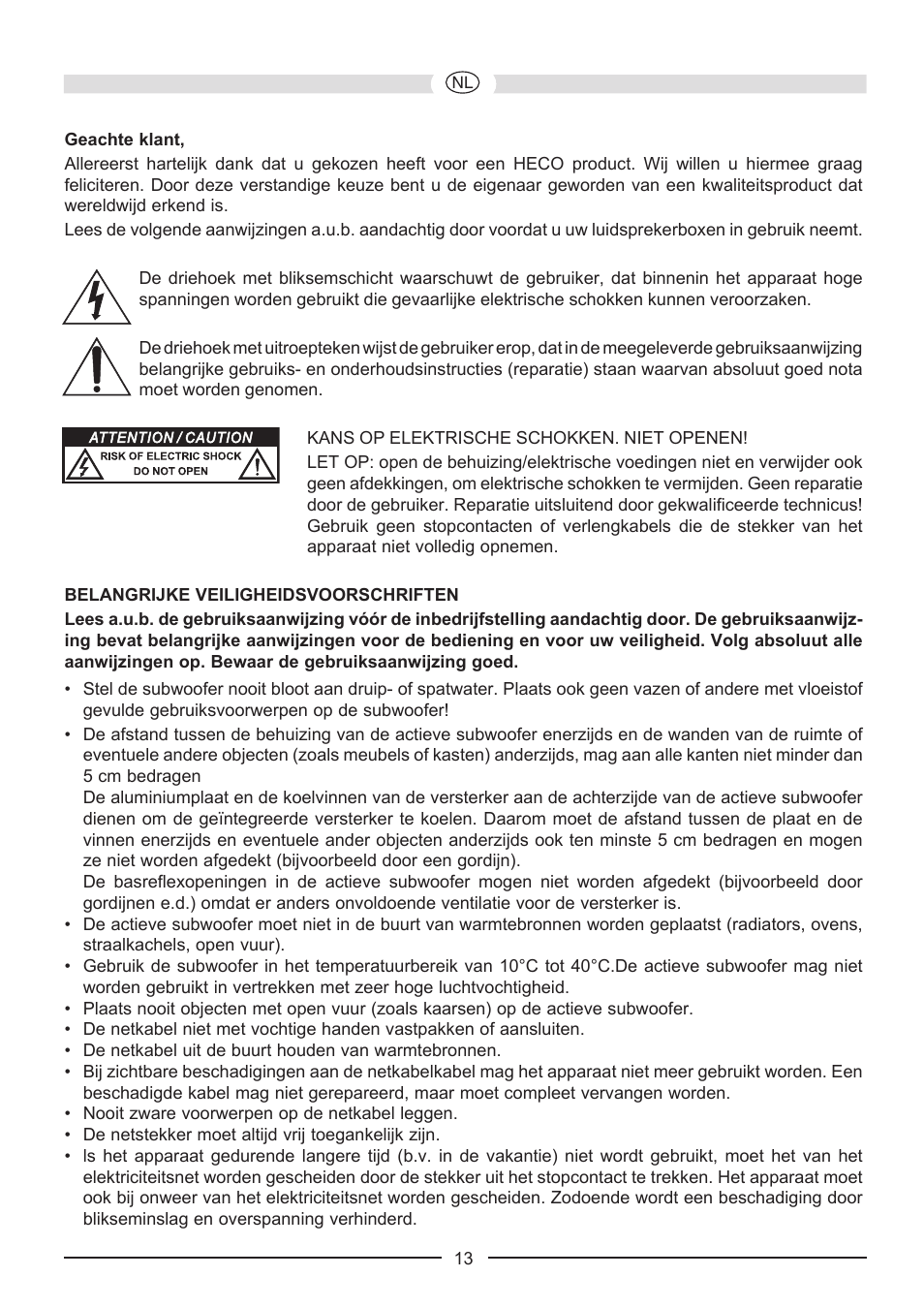 Heco Phalanx Micro 200 A User Manual | Page 13 / 44