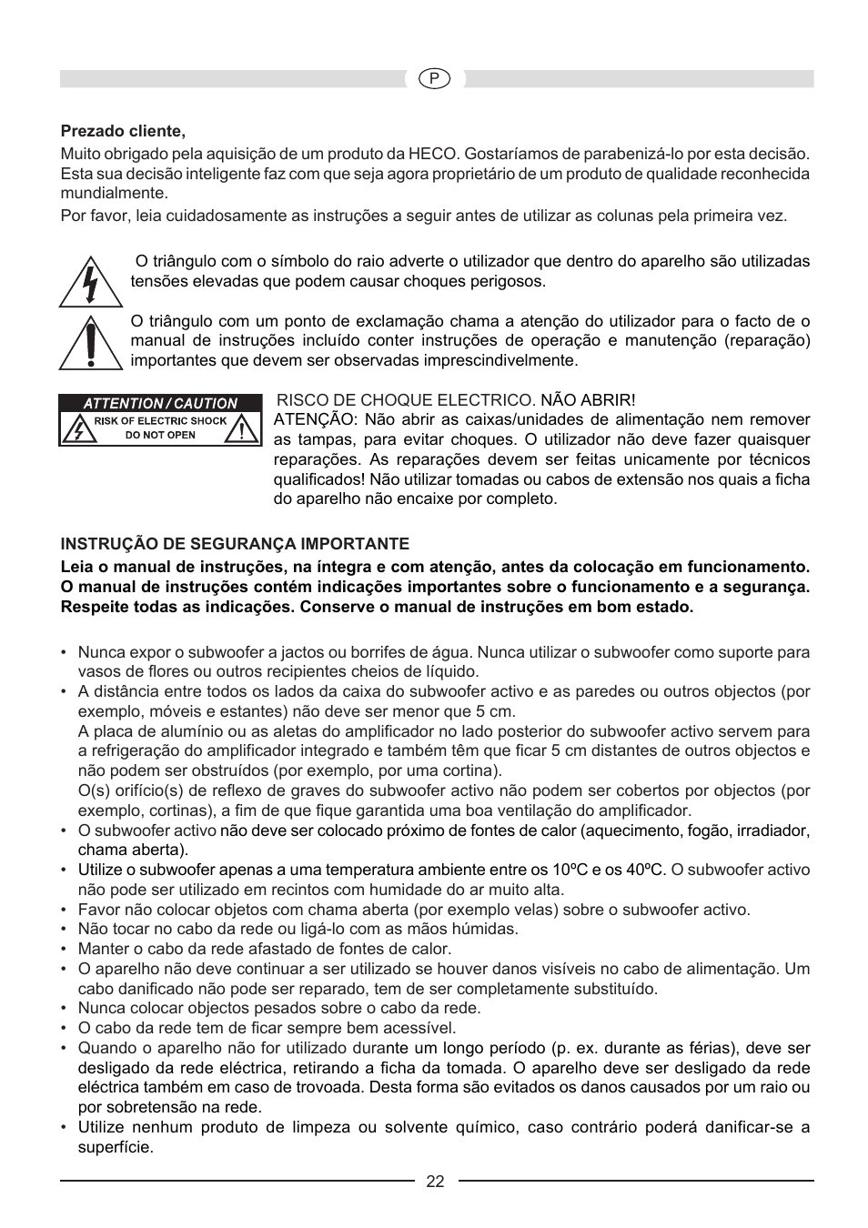 Heco Phalanx Micro 200 A User Manual | Page 22 / 44