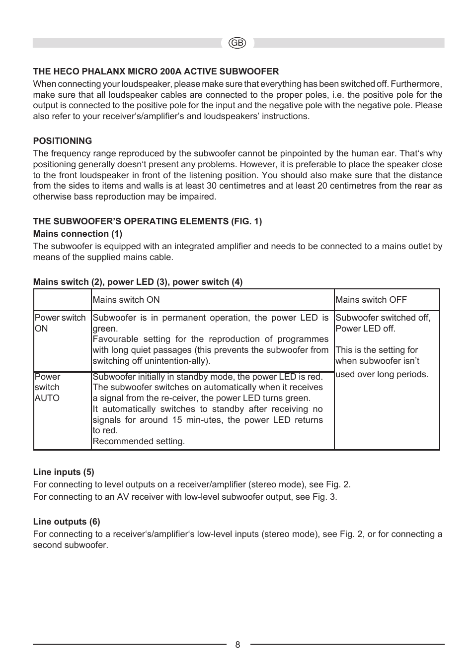 Heco Phalanx Micro 200 A User Manual | Page 8 / 44